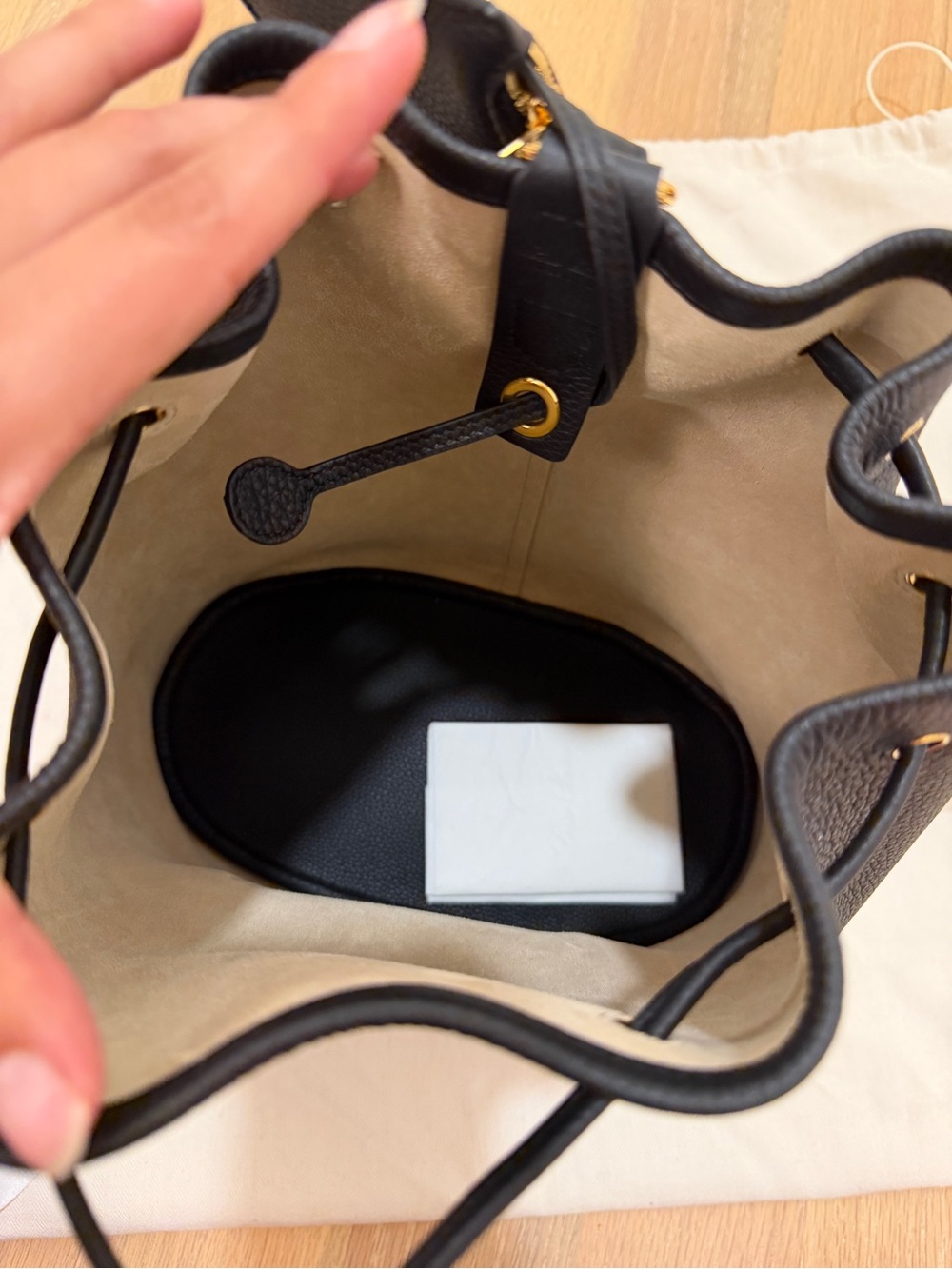 Loro Piana Extra Drawstring Backpack L27 - Picture 4 of 5